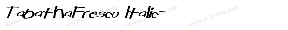 TabathaFresco Italic字体转换